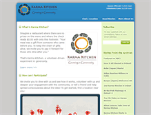 Tablet Screenshot of karmakitchen.org